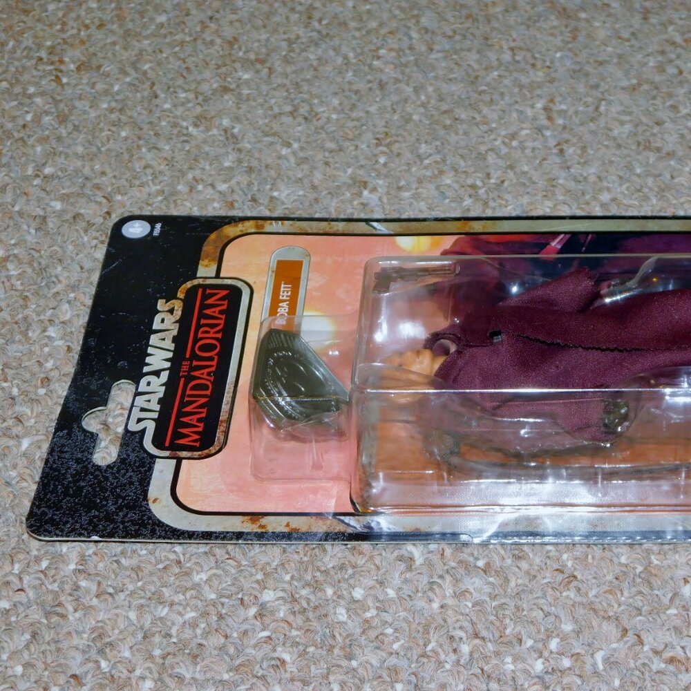 Hasbro Star Wars Mandalorian 6" Black Series Credit Collection Boba Fett MOC New - Picture 3 of 11